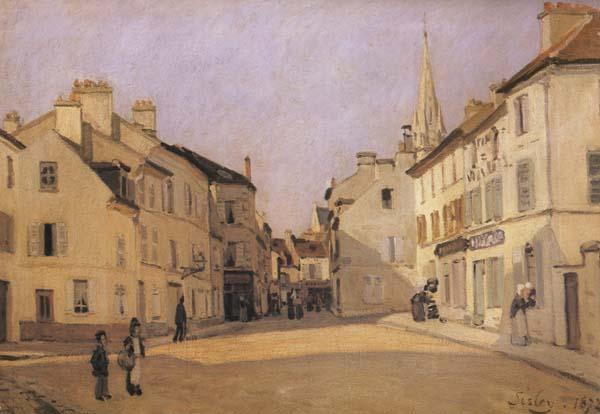 Alfred Sisley Square in Argenteuil oil painting image